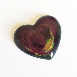 Handcrafted Artisan Resin Heart Pocket Hug